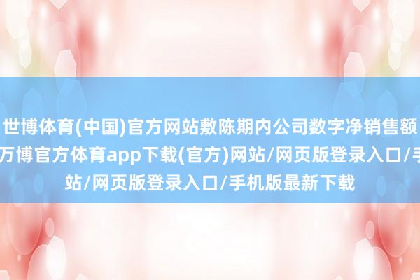 世博体育(中国)官方网站敷陈期内公司数字净销售额为807亿日元-万博官方体育app下载(官方)网站/网页版登录入口/手机版最新下载