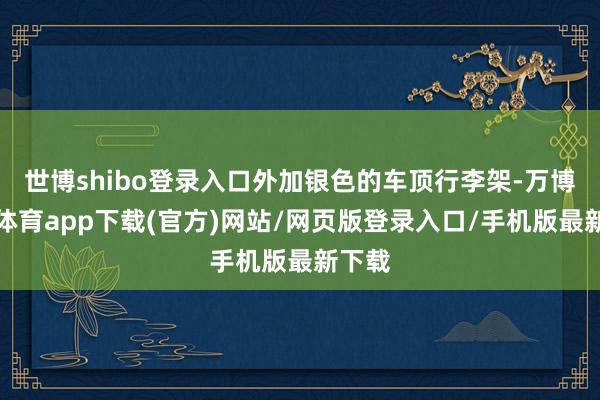 世博shibo登录入口外加银色的车顶行李架-万博官方体育app下载(官方)网站/网页版登录入口/手机版最新下载