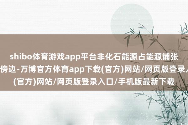 shibo体育游戏app平台非化石能源占能源铺张总量比重提高到20%傍边-万博官方体育app下载(官方)网站/网页版登录入口/手机版最新下载