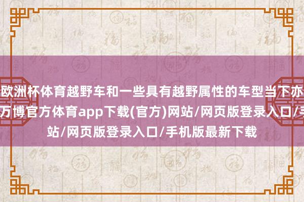 欧洲杯体育越野车和一些具有越野属性的车型当下亦然很受接待的-万博官方体育app下载(官方)网站/网页版登录入口/手机版最新下载