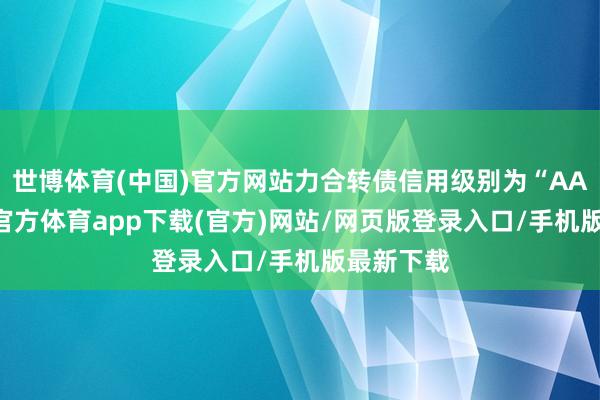 世博体育(中国)官方网站力合转债信用级别为“AA-”-万博官方体育app下载(官方)网站/网页版登录入口/手机版最新下载