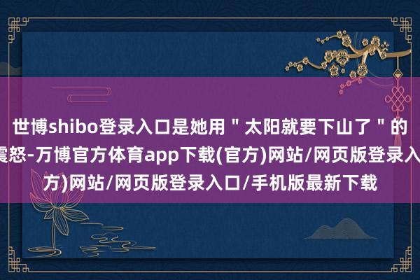 世博shibo登录入口是她用＂太阳就要下山了＂的安抚本领平复他的震怒-万博官方体育app下载(官方)网站/网页版登录入口/手机版最新下载