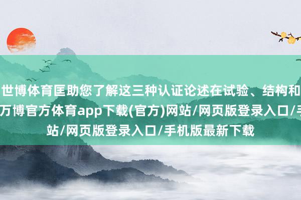 世博体育匡助您了解这三种认证论述在试验、结构和适用性的不同-万博官方体育app下载(官方)网站/网页版登录入口/手机版最新下载