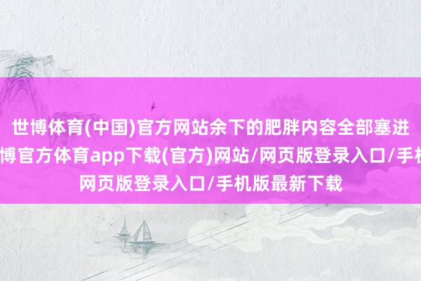 世博体育(中国)官方网站余下的肥胖内容全部塞进二级面板-万博官方体育app下载(官方)网站/网页版登录入口/手机版最新下载