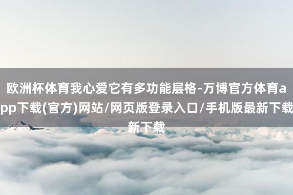 欧洲杯体育我心爱它有多功能层格-万博官方体育app下载(官方)网站/网页版登录入口/手机版最新下载