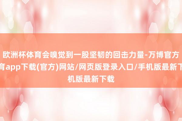 欧洲杯体育会嗅觉到一股坚韧的回击力量-万博官方体育app下载(官方)网站/网页版登录入口/手机版最新下载