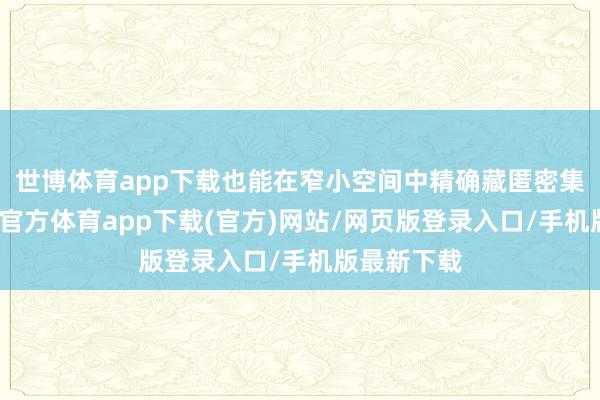 世博体育app下载也能在窄小空间中精确藏匿密集弹幕-万博官方体育app下载(官方)网站/网页版登录入口/手机版最新下载